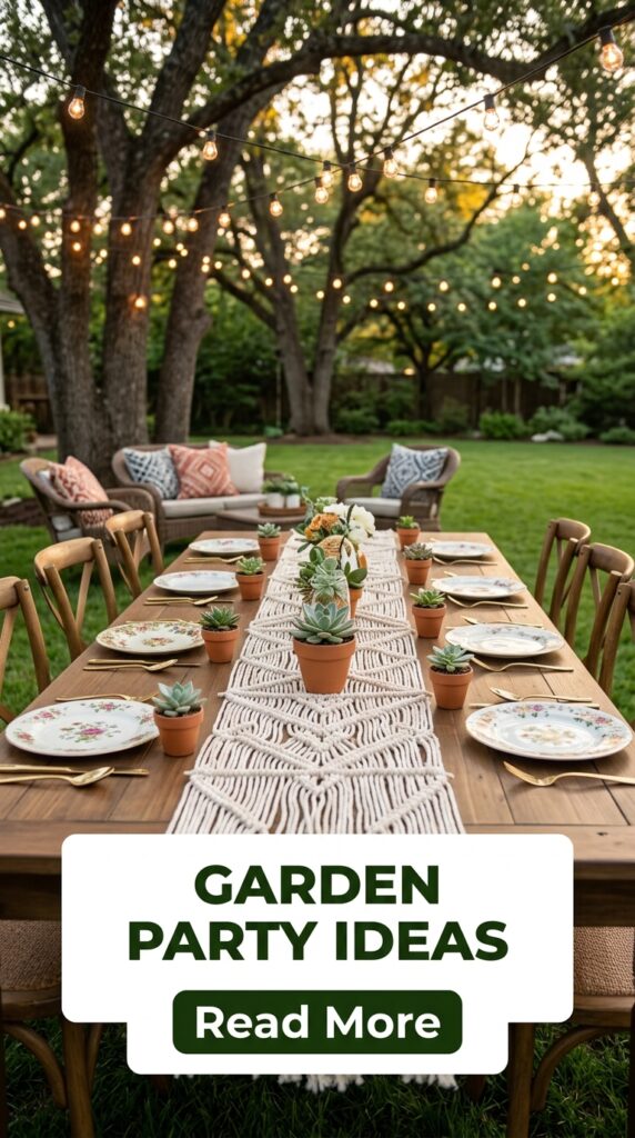 Garden Party Decorations