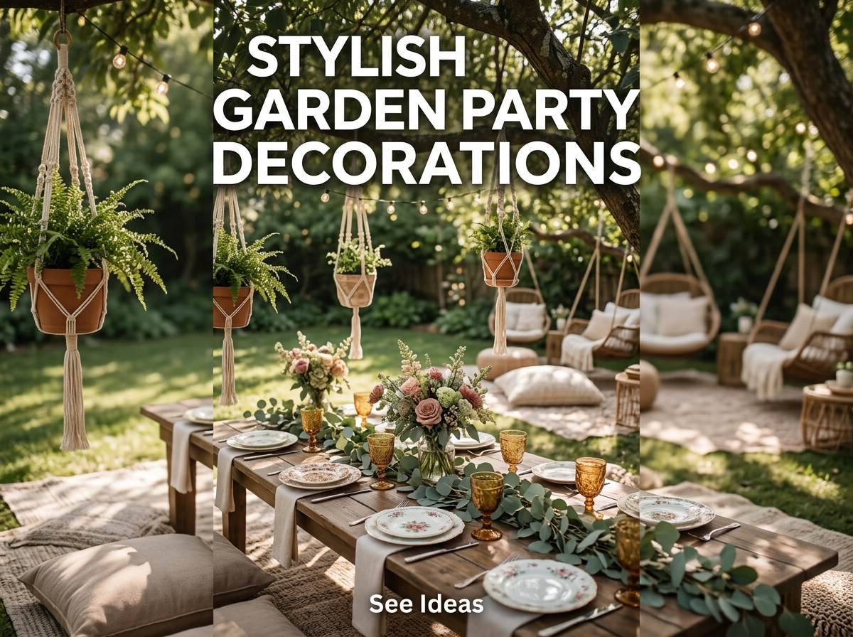 Garden Party Decorations