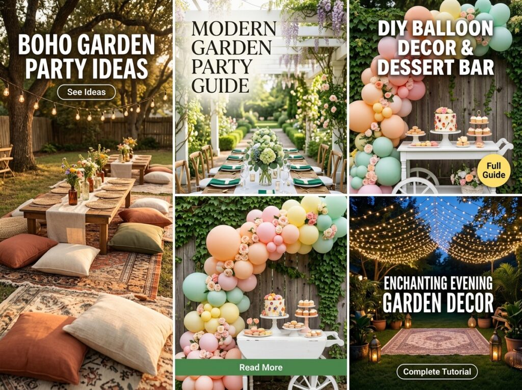 Garden Party Decorations