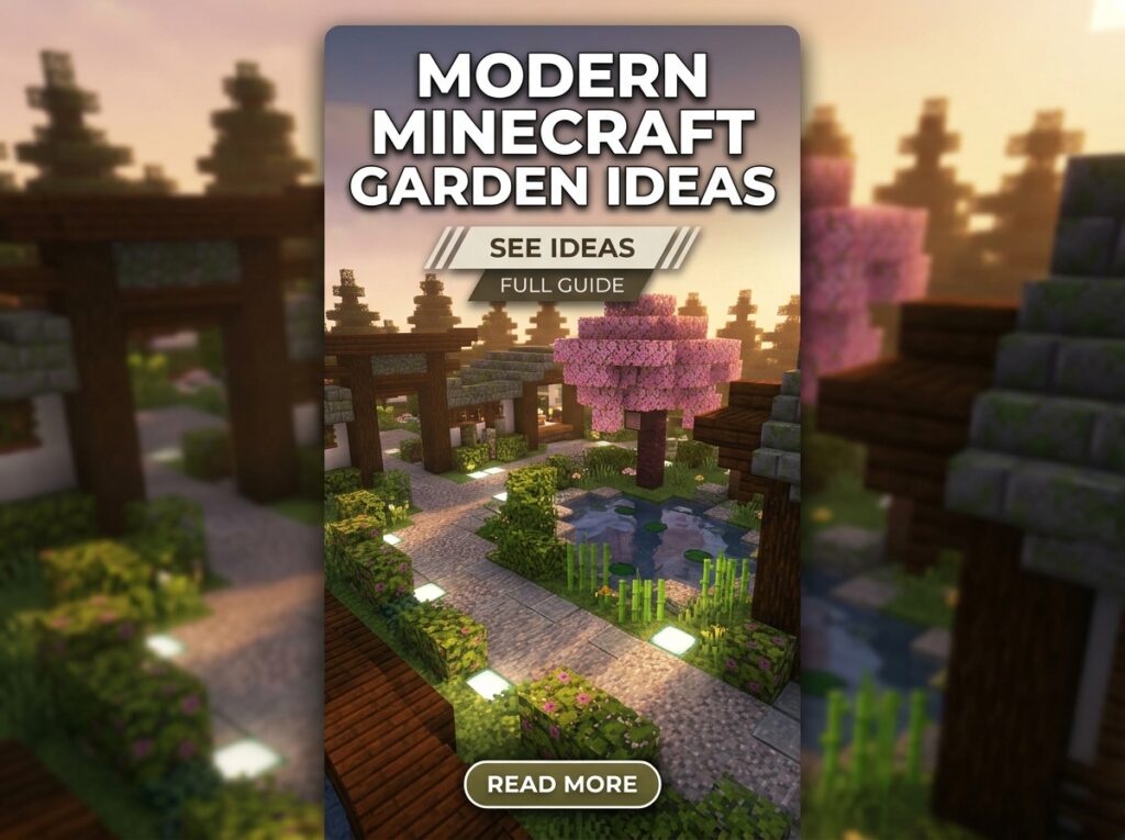Minecraft Garden Ideas