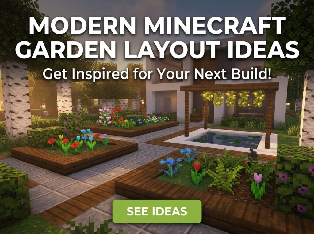 Minecraft Garden Ideas