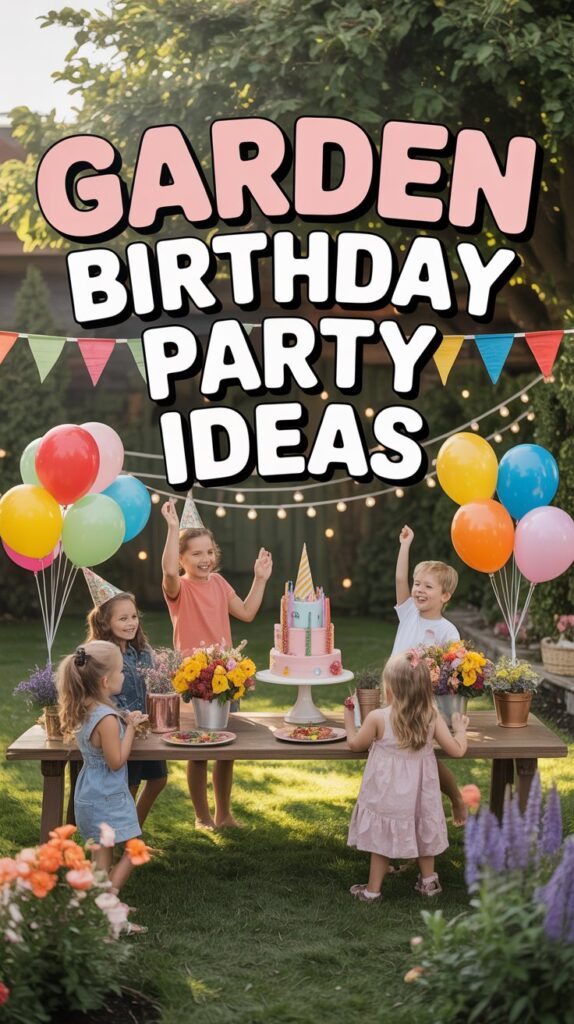 Garden Birthday Party Ideas