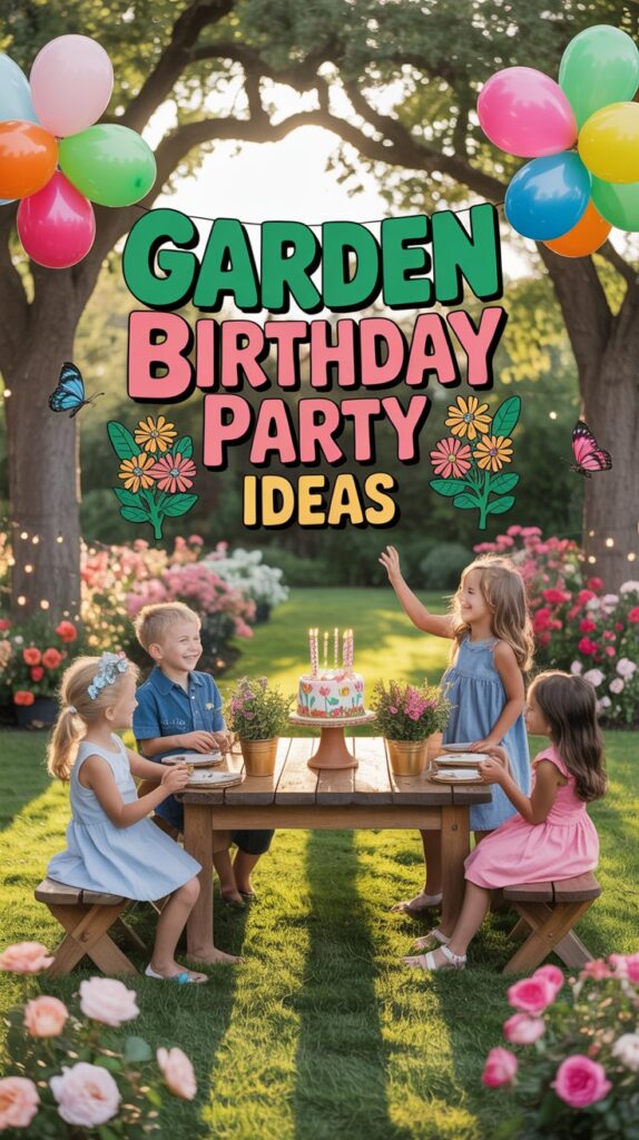 Garden Birthday Party Ideas