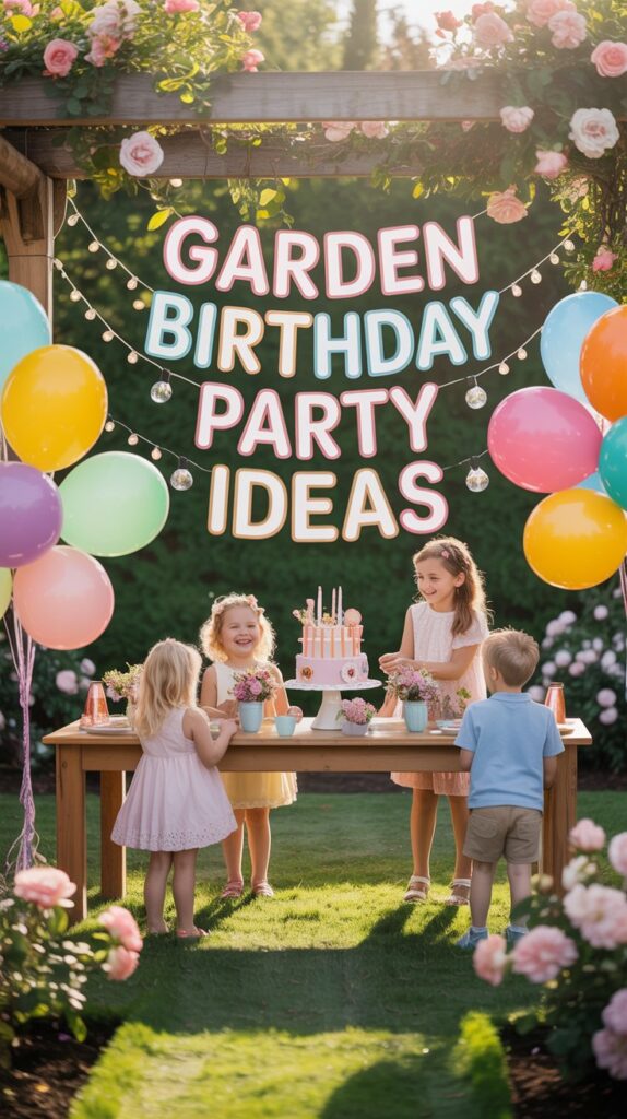 Garden Birthday Party Ideas