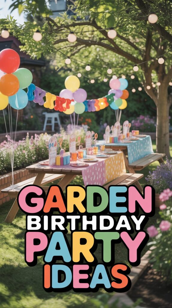 Garden Birthday Party Ideas