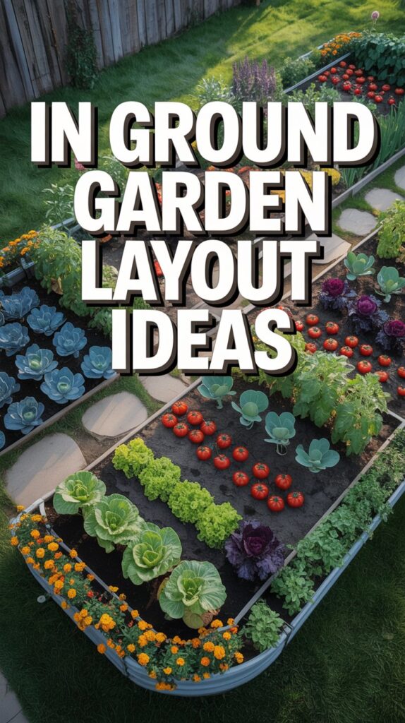 In Ground Garden Layout Ideas