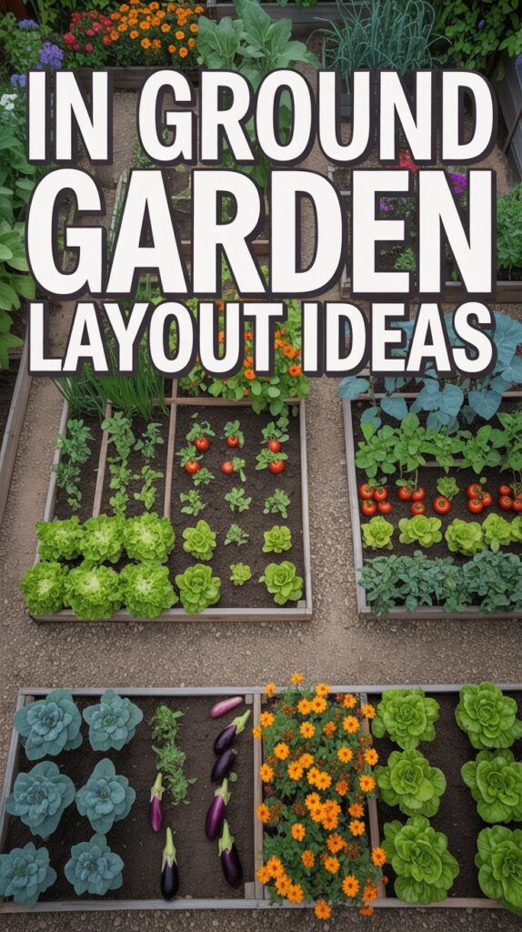 In Ground Garden Layout Ideas
