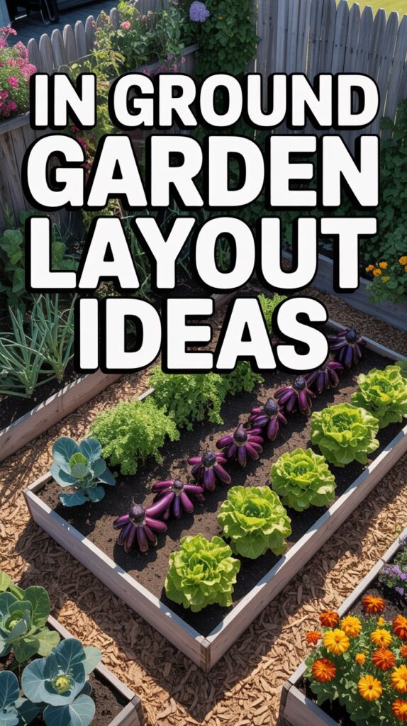 In Ground Garden Layout Ideas