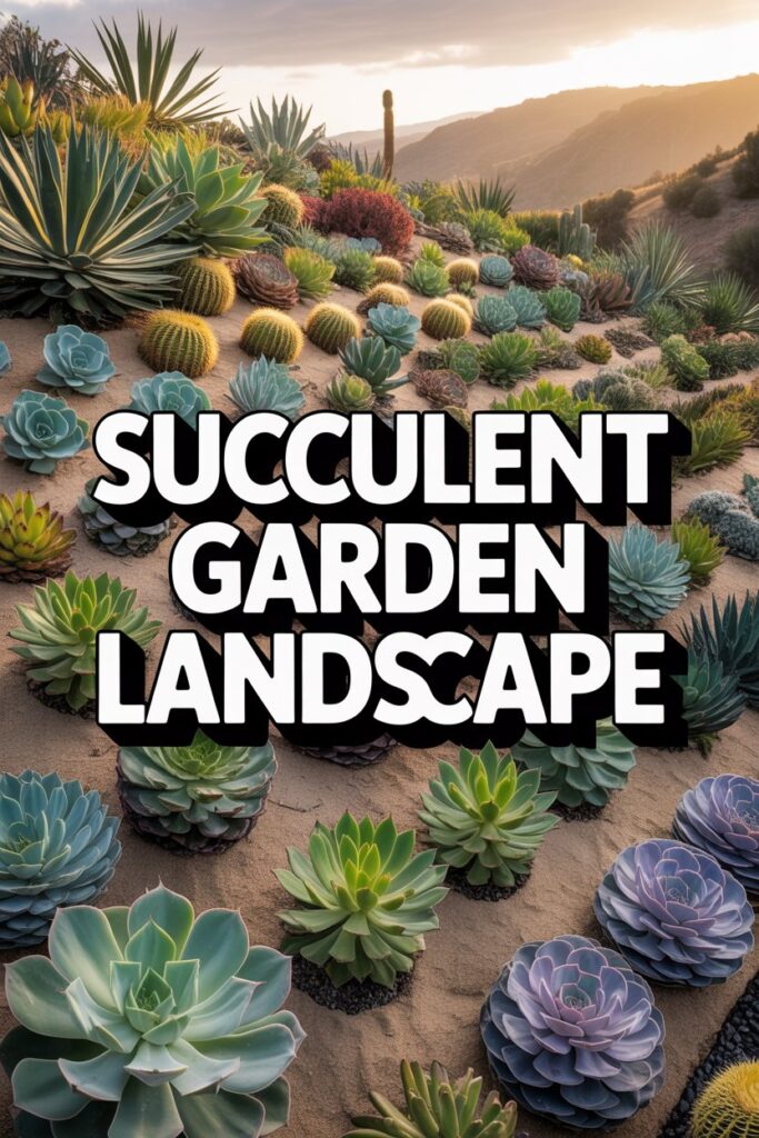 Succulent Garden Landscape