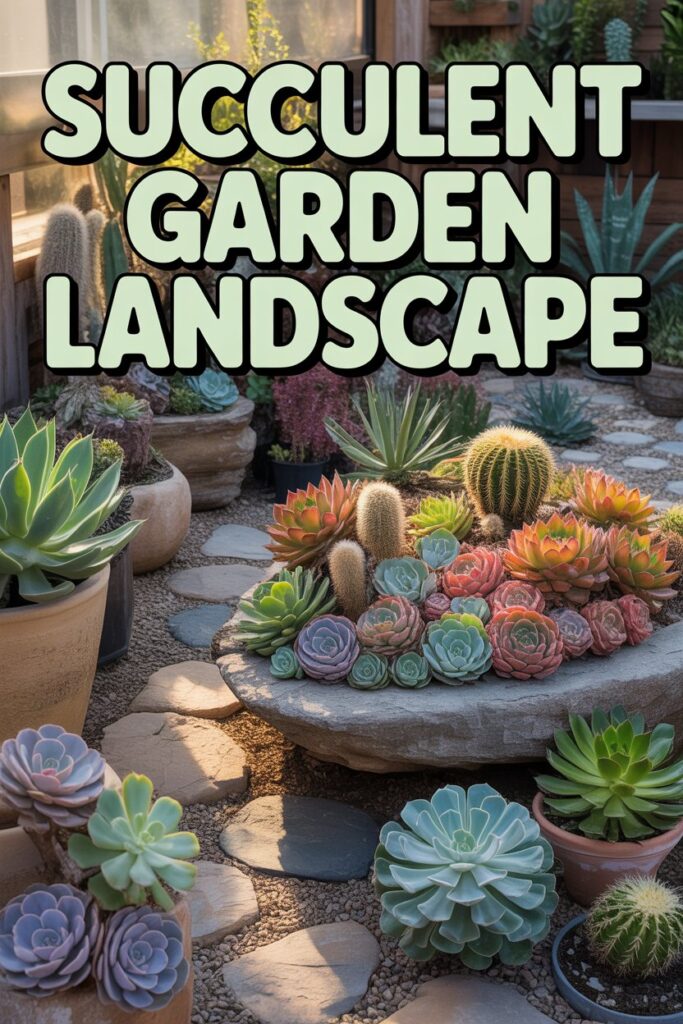 Succulent Garden Landscape