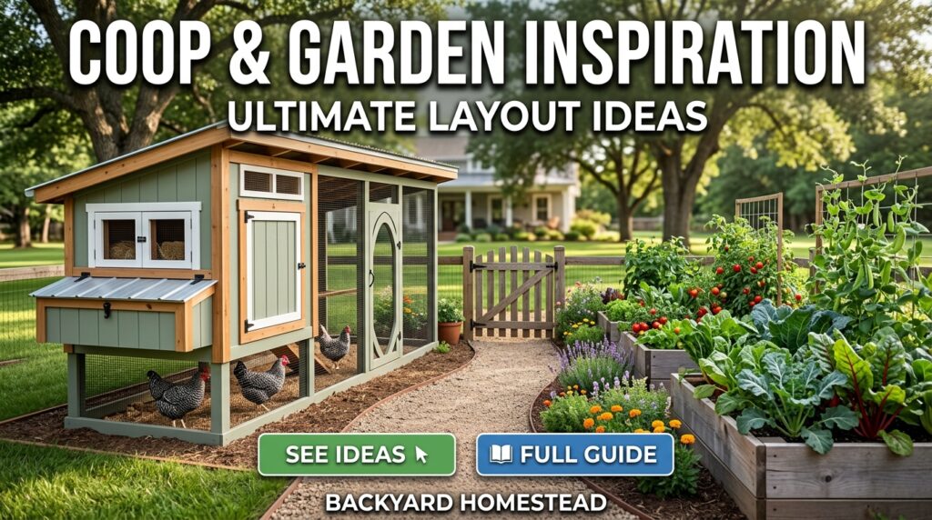 Chicken Coop and Garden Layout