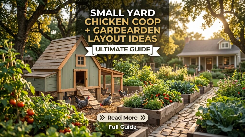 Chicken Coop and Garden Layout