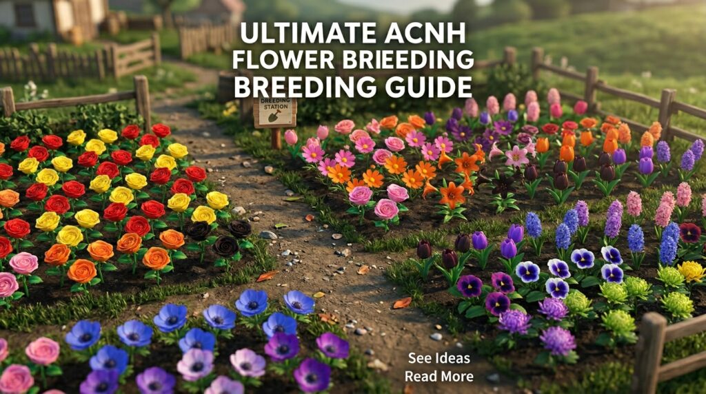ACNH Flower Breeding Garden