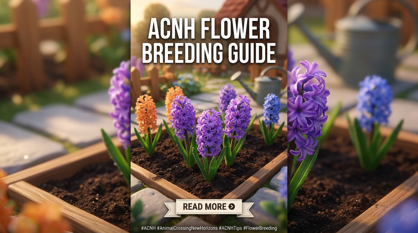 ACNH Flower Breeding Garden