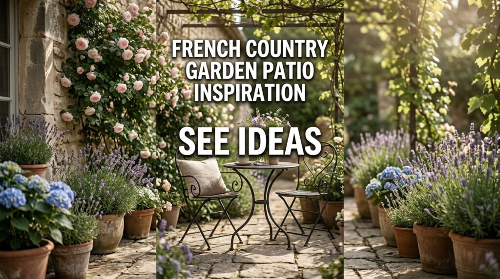 French Country Garden Patio
