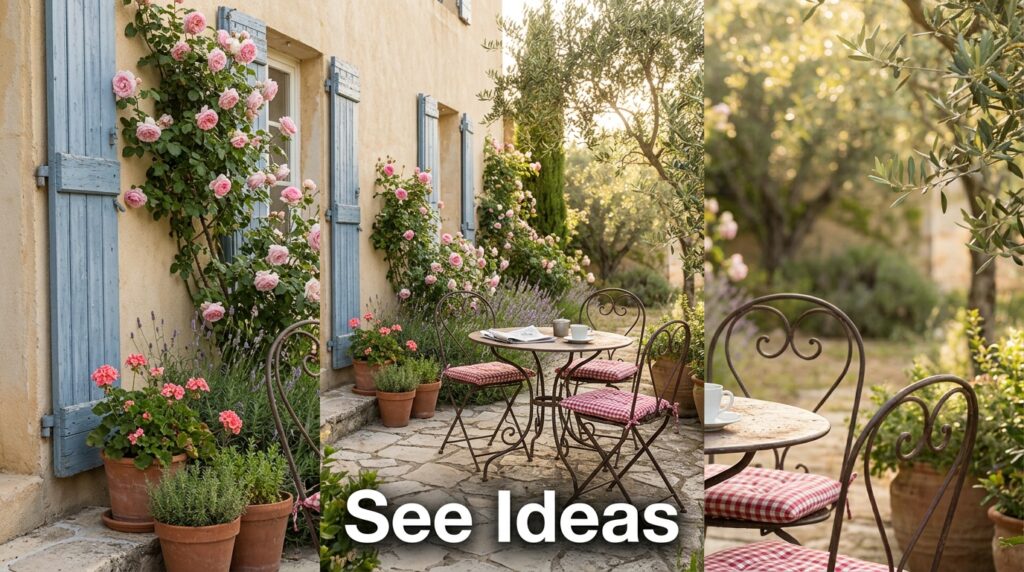 French Country Garden Patio