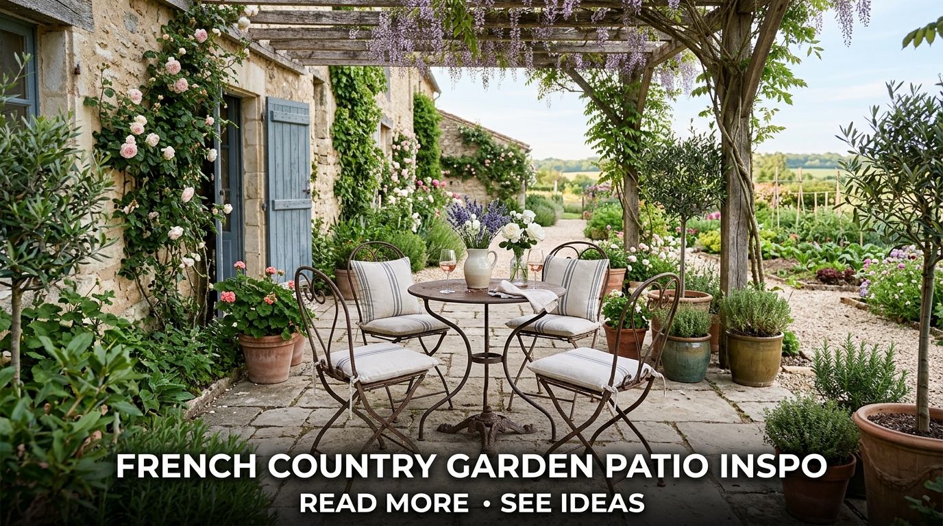French Country Garden Patio