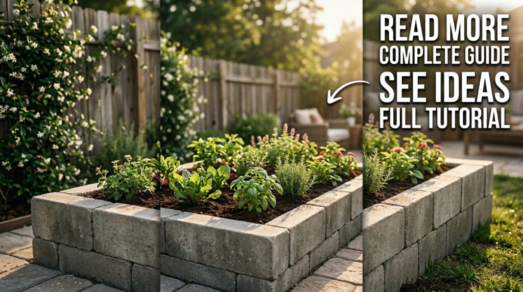 Concrete Block Garden Beds