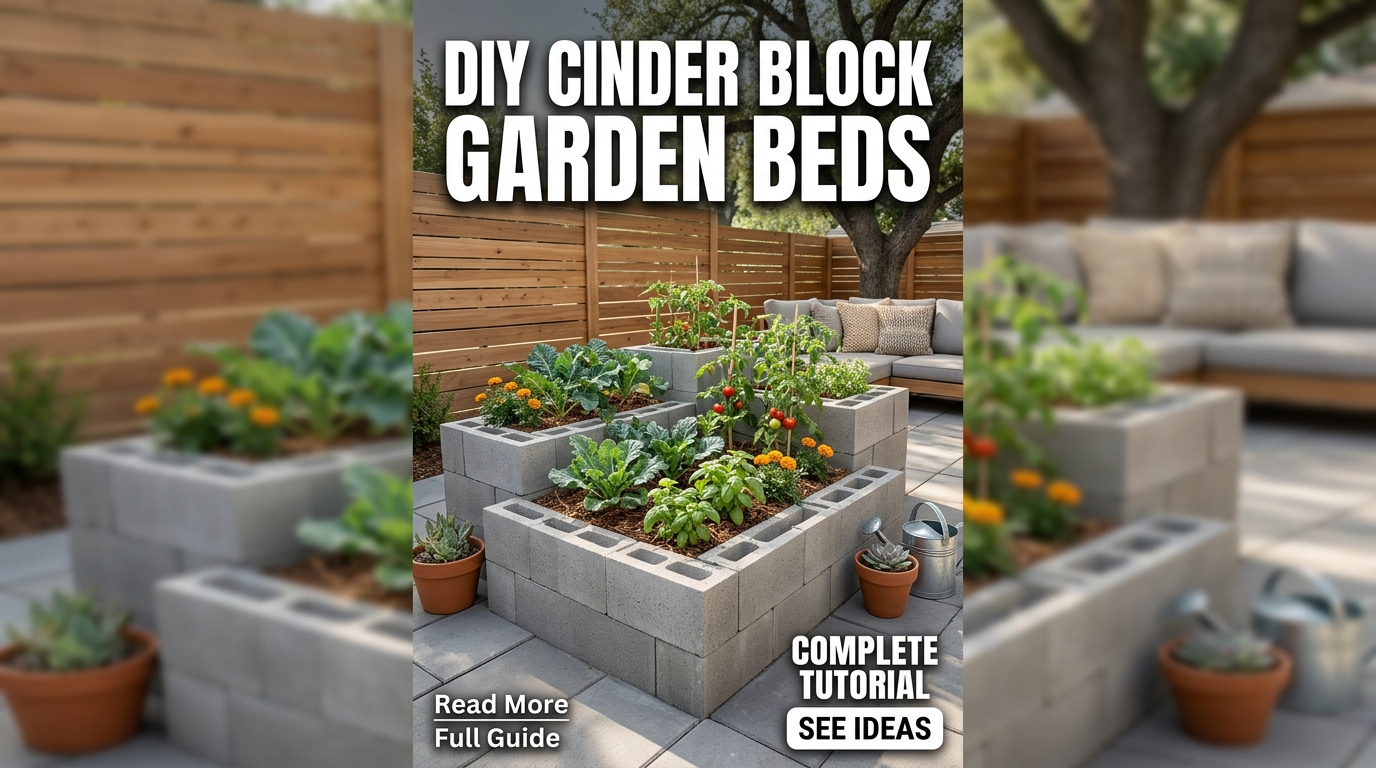 Concrete Block Garden Beds