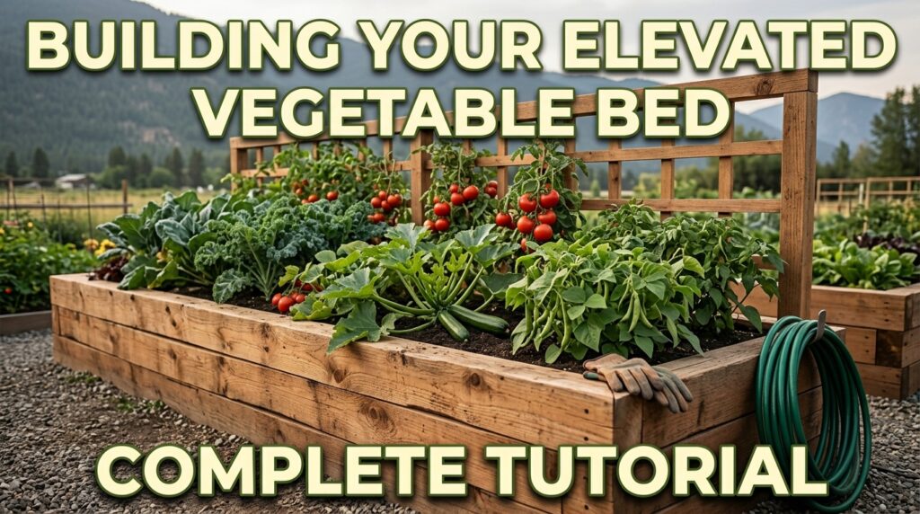 elevated garden bed