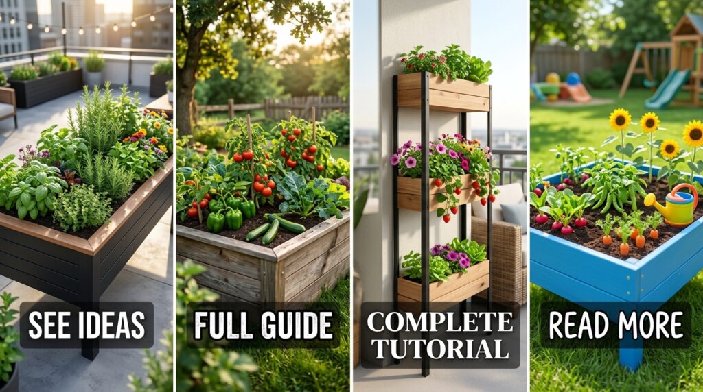elevated garden bed