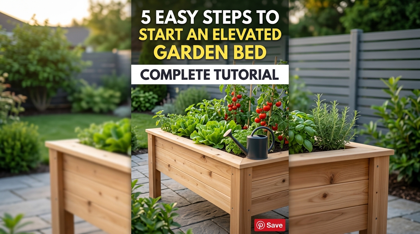 elevated garden bed