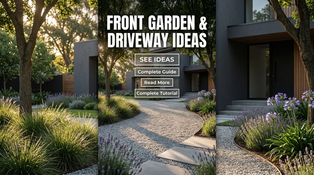 Front Garden Ideas Driveway