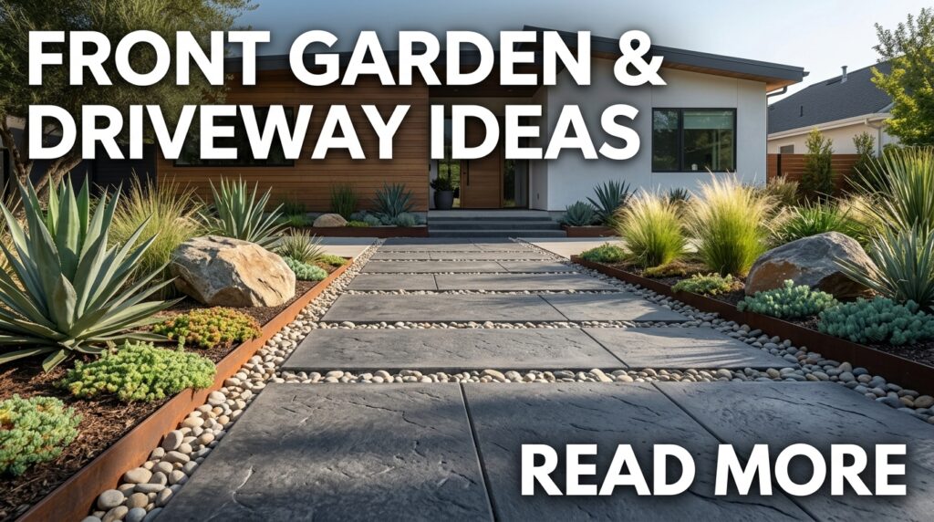 Front Garden Ideas Driveway