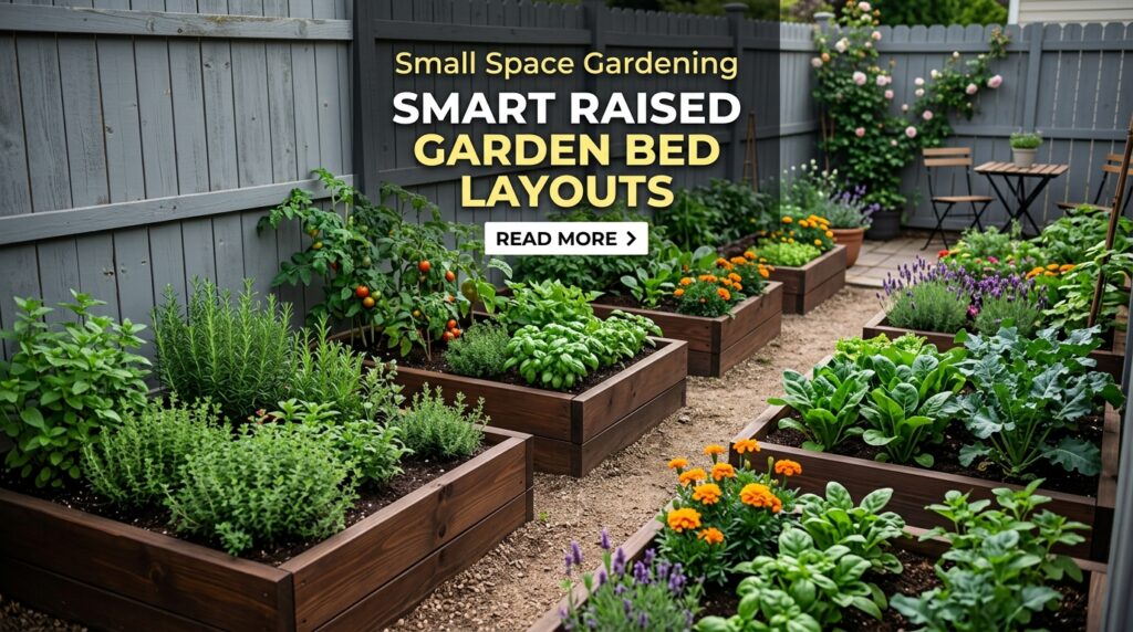 raised garden beds layout