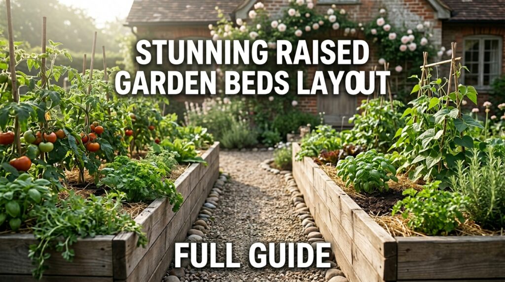 raised garden beds layout