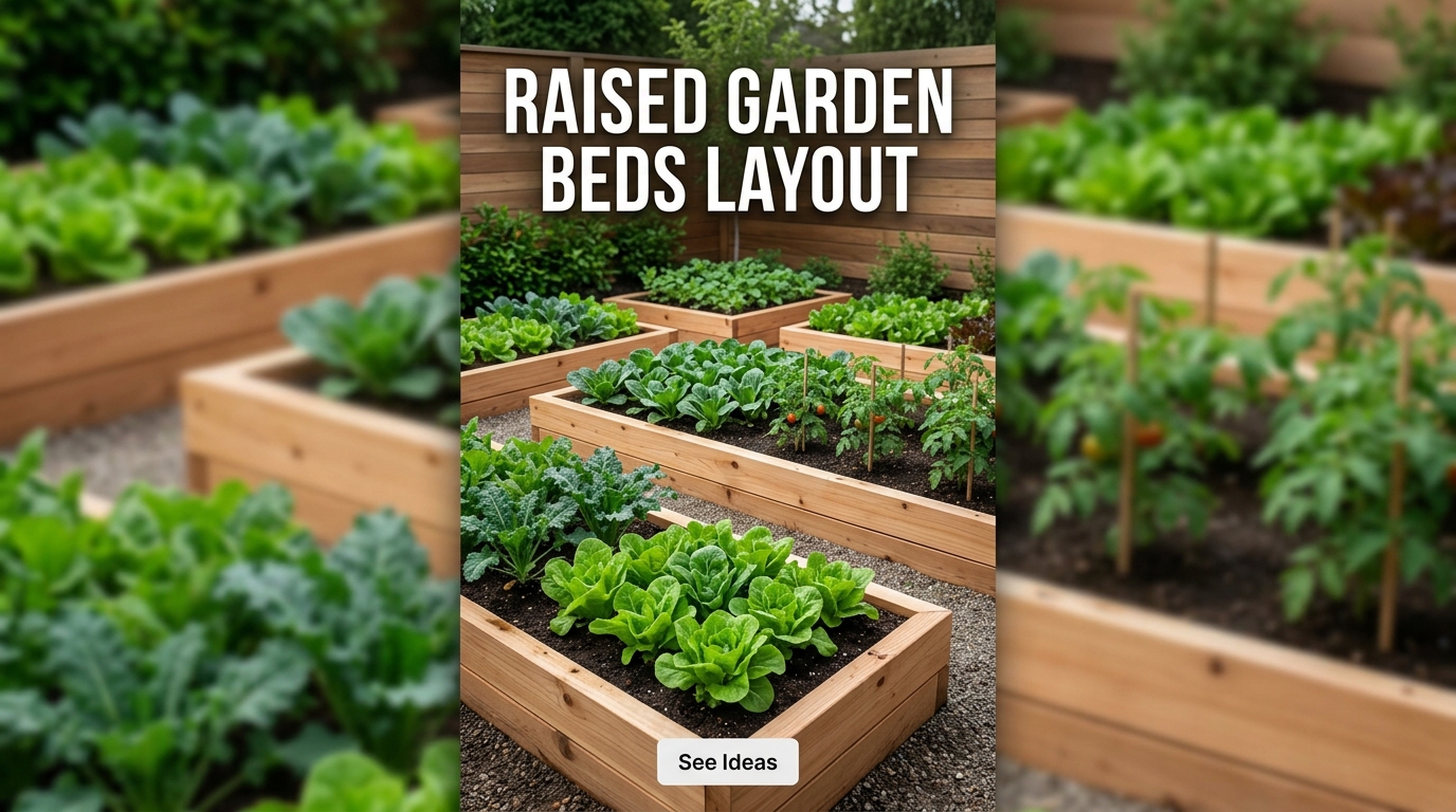 raised garden beds layout