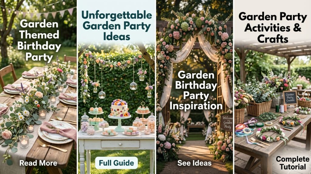 Garden Themed Birthday Party