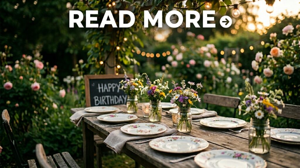 Garden Themed Birthday Party