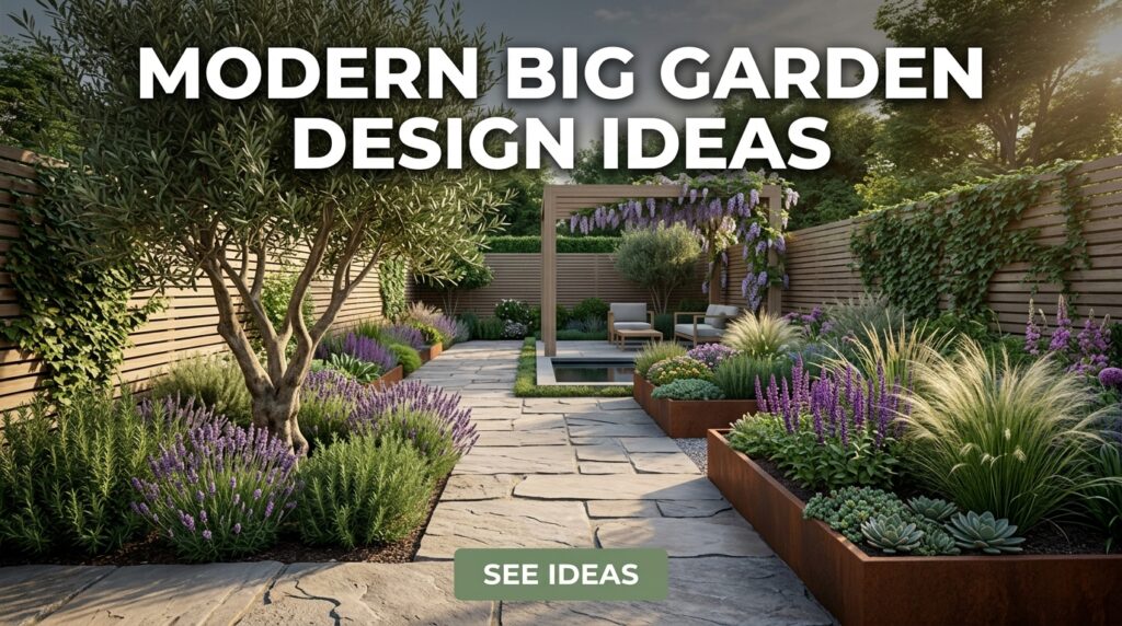 Big Garden Design Ideas