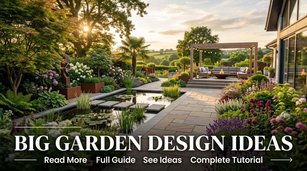 Big Garden Design Ideas