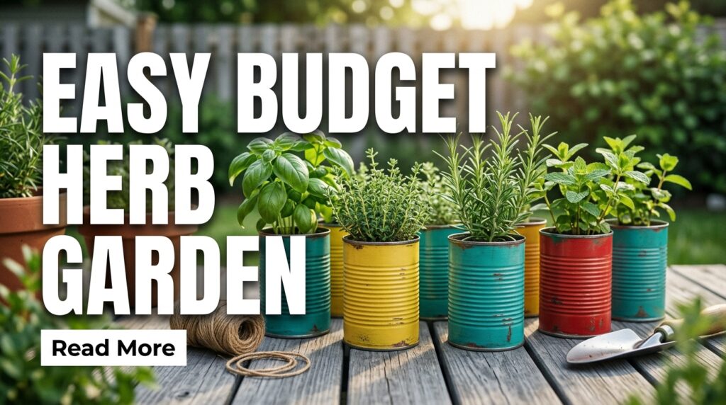 easy garden ideas on a budget