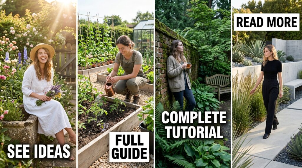 Garden Poses for Women