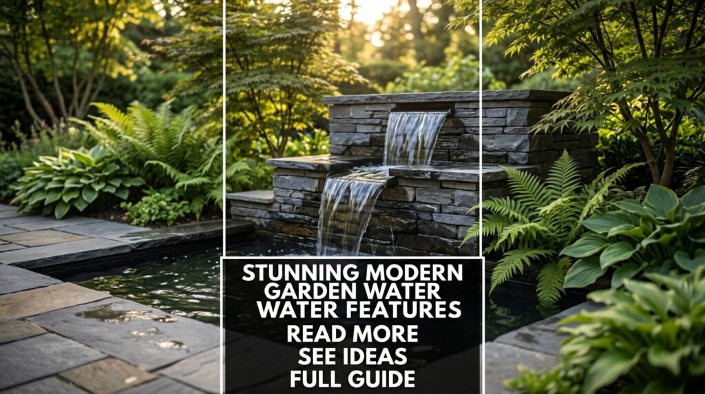 water features in the garden