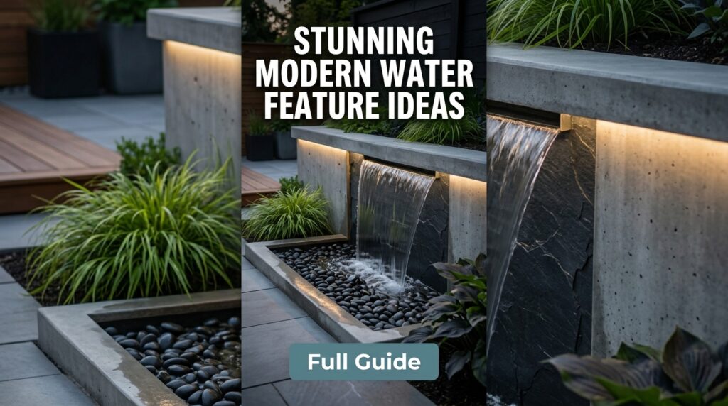 water features in the garden