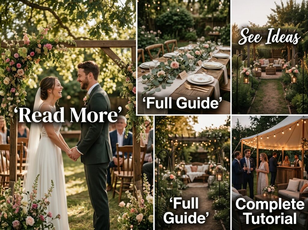 Small Garden Wedding