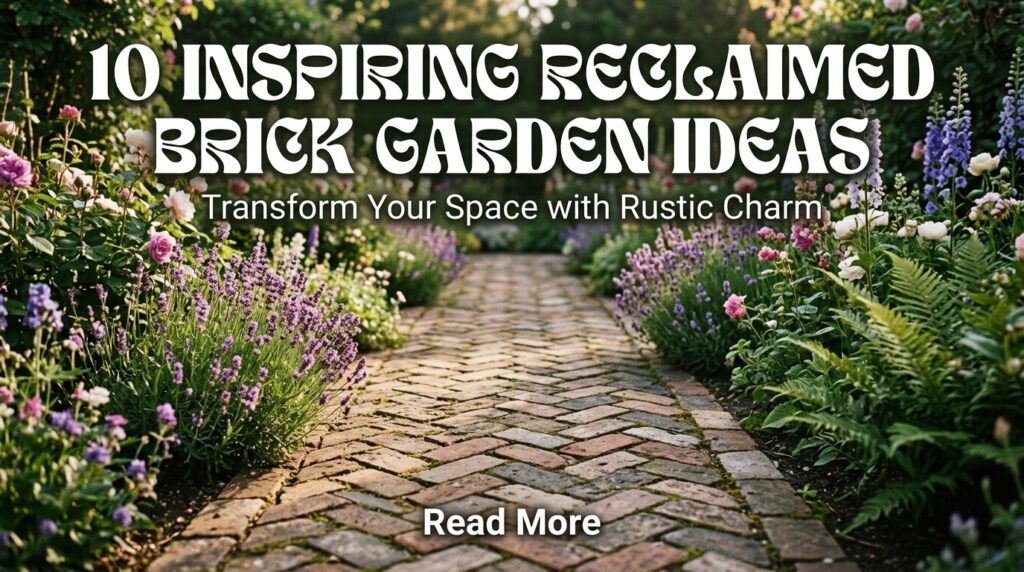 Reclaimed Brick Garden