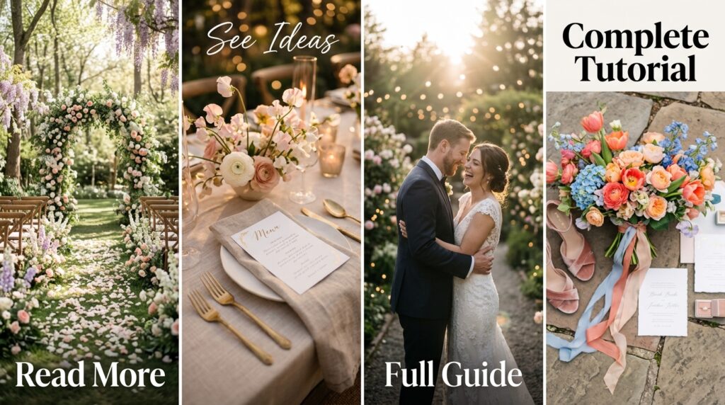 Spring Garden Wedding