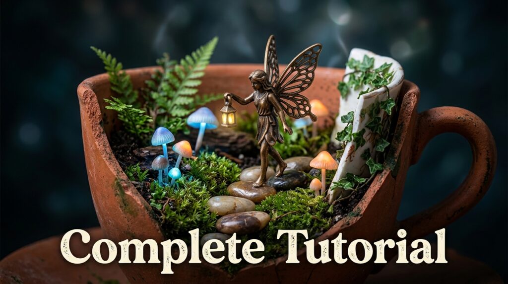 Tea Cup Fairy Garden