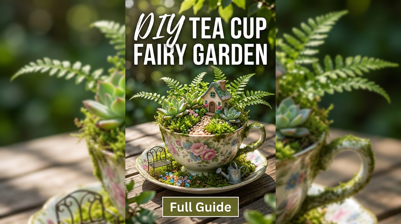 Tea Cup Fairy Garden