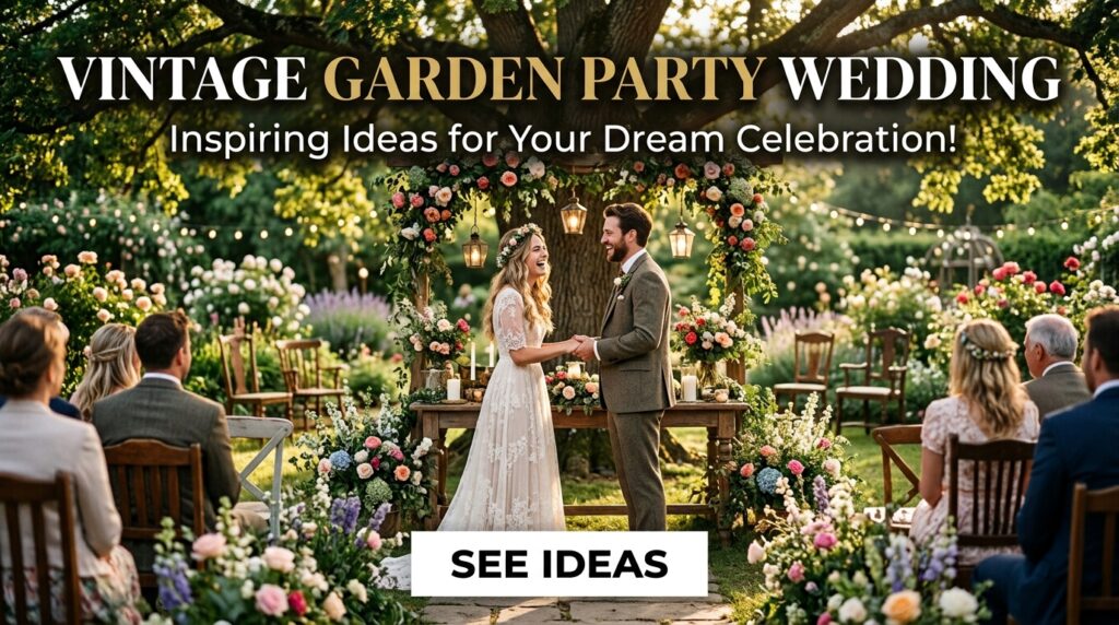 Vintage Garden Party Wedding