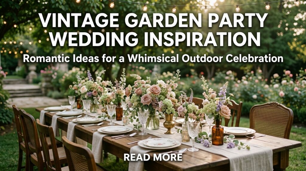 Vintage Garden Party Wedding