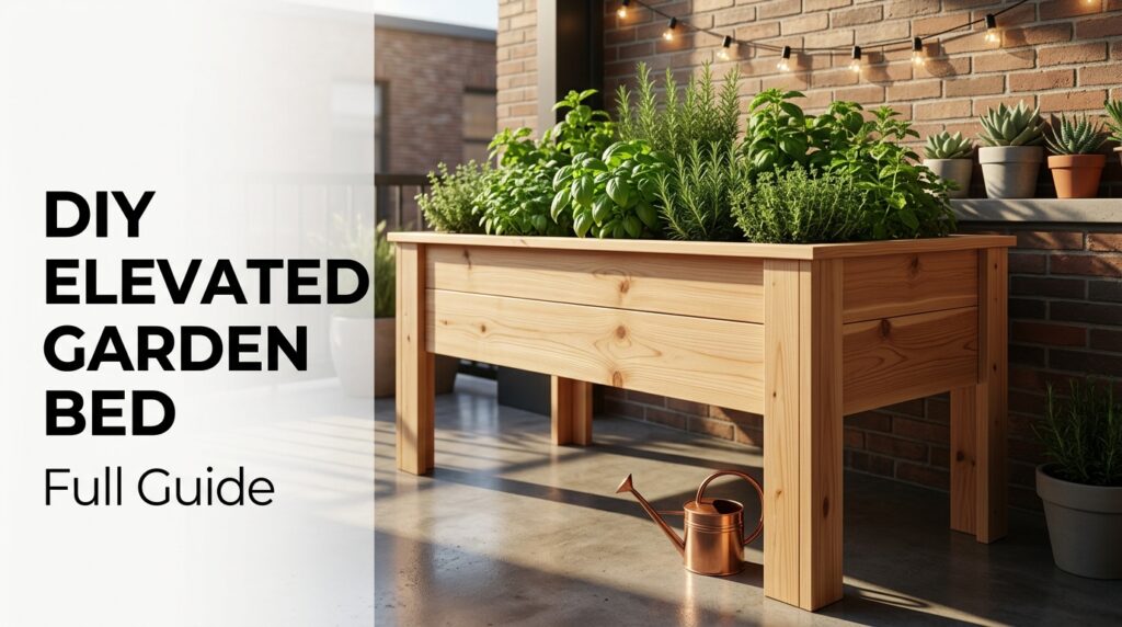 DIY Elevated Garden Bed