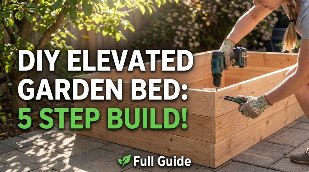 DIY Elevated Garden Bed