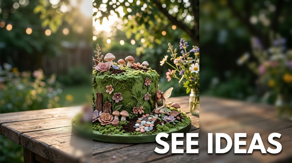 Fairy Garden Birthday Cake