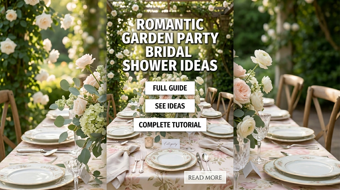 Garden Party Bridal Shower Ideas